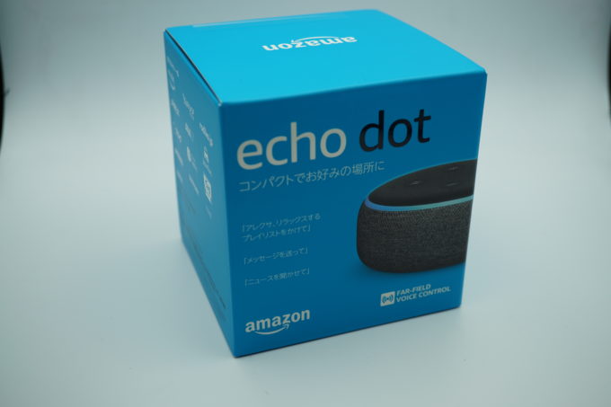 Echo Dotの箱